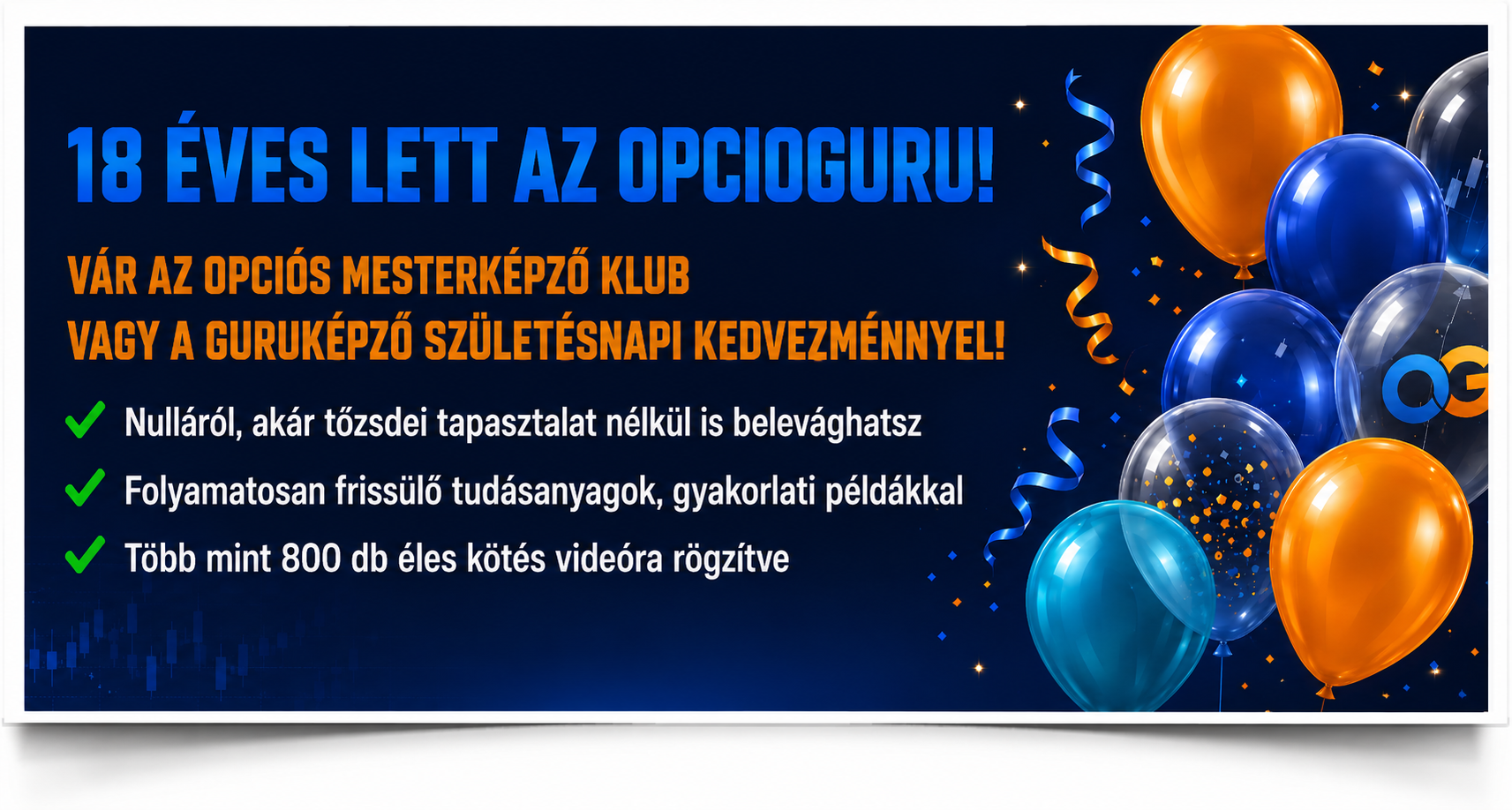 18 éves az OpcioGuru