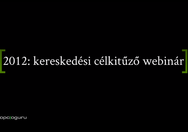 opciós kereskedési terv